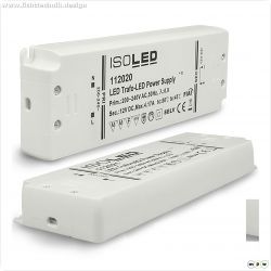LED Trafo 12V/DC, 0-50W, SELV, ultraflach