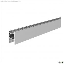 Profil, PLANO ES, 62 x 38mm, alu eloxiert mit LED-Tr?ger, 2m, Aluminium, Eloxiert, L?nge: 2000 mm, B