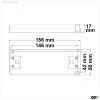 LED Trafo 12V/DC, 0-30W, SELV, ultraflach, ultraschmal