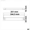 LED Trafo 12V/DC, 0-30W, SELV, ultraflach, schmal
