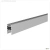Profil, PLANO ES, 62 x 38mm, alu eloxiert mit LED-Tr?ger, 2m, Aluminium, Eloxiert, L?nge: 2000 mm, B