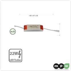 Netzger?t f?r Paneel - 22 Watt