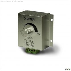 LED PWM-Dimmer, 1 Kanal, 12-24V DC 8A