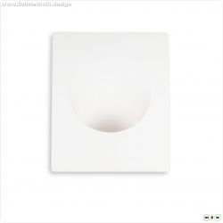 Gips Wand-Einbauleuchte, f?r GU10/MR16 Spots, gro?e ?ffnung rund