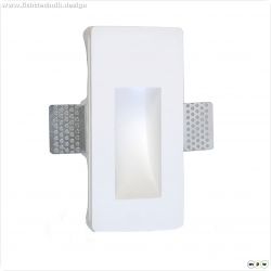 Gips Wand-Einbauleuchte, l?nglich, MR11/G4, kleine Bauform