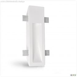 Gips Wand-Einbauleuchte, l?nglich, f?r GU10/MR16 Spots, gro?e Bauform