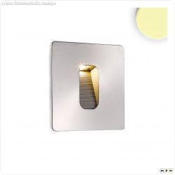 LED Wandeinbauleuchte eckig, IP65, 1x3W CREE, warmwei?, inkl. Einputzdose
