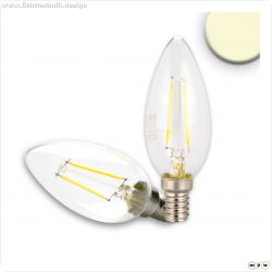 E14 LED Kerze, 2W, klar, warmwei?, dimmbar