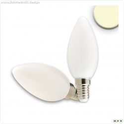 E14 LED Kerze, 2W, milky, warmwei?, dimmbar
