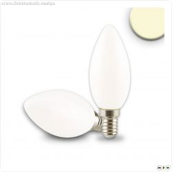 E14 LED Kerze, 4W, milky, warmwei?, dimmbar