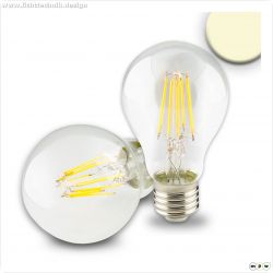 E27 LED Birne, 8W, klar, warmwei?, dimmbar