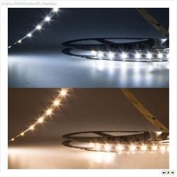 NewLux ECO830/860 CCT Flexband, 24V DC, 5W ww + 5W kw, IP20, 5m Rolle, 120 LED/m