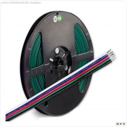 NewLux RGBW Leitung 5X0,78 mm?, Box, 25m, max. 300V, max. 6A, RGBW
