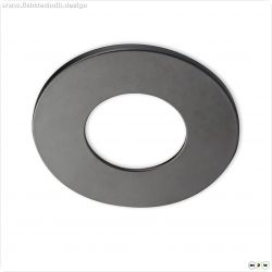 Cover Aluminium rund schwarz matt f?r Sys-68