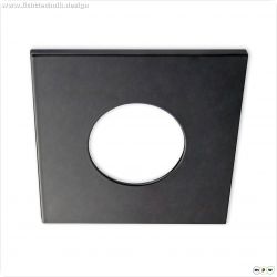 Cover Aluminium eckig schwarz matt f?r Sys-68