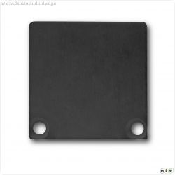 Endkappe EC47 Alu schwarz RAL 9005 f?r SURF/DIVE20 mit COVER10, 2 STK, inkl. Schrauben