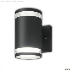 Wandleuchte Up&Down 2xGX53, IP54, LxBxH 130x100x166, anthrazit, exkl. Leuchtmittel
