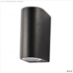 Wandleuchte Siara Up&Down 2xGU10, IP54, schwarz, exkl. Leuchtmittel