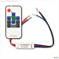 LED Strip Mini RGB Funk-Fernbedienung, 3 Kanal, 12-24V DC 3x2A