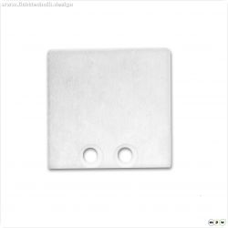 Endkappe EC 58W wei? RAL 9010 f?r Profil SURF16, 2 STK, inkl. Schrauben