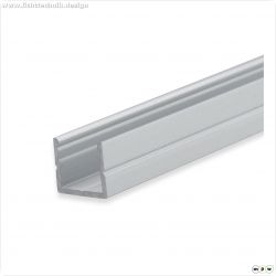 LED Aufbauprofil SURF8 Aluminium eloxiert, 200cm