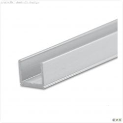 LED Aufbauprofil SURF6 Aluminium eloxiert, 200cm