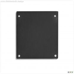 Endkappe E69 Alu schwarz f?r LAMP30 V1+V2, 2 STK, inkl. Schrauben