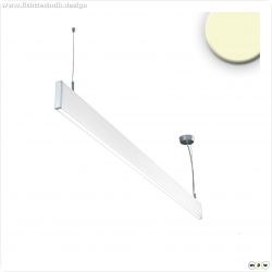 LED H?ngeleuchte Linear Up&Down 600, 25W, prismatisch, linear- u. 90? verbindbar, wei?, warmwei?
