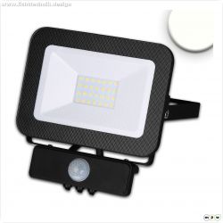 LED Fluter mit PIR-Bewegungssensor 30W, neutralwei?, schwarz, IP65