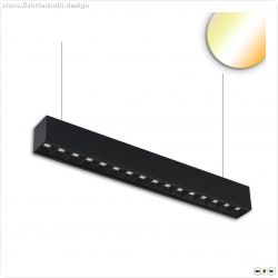 LED Aufbau/H?ngeleuchte Linear Raster 20W, anreihbar, schwarz, 3000|3500|4000K, inkl.Seil exkl.Kabel