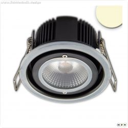 LED Einbaustrahler Sys-68, 10W, IP65, warmwei?, Push oder DALI-dimmbar (exkl. Cover)