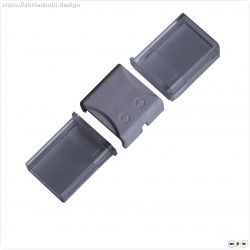 Kontakt-Verbinder (max. 5A) O1-412 f?r 4-pol. IP68 Flexstripes mit Breite 12mm, Pitch >8mm