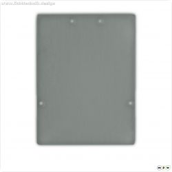 Endkappe EC74 Aluminium silber f?r Profil LAMP40, 2 STK, inkl. Schrauben
