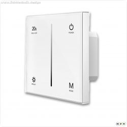 Sys-Pro 1 Zone Touch/Funk-Dimmer 230V wei?, 360VA, Phasenan-/Abschnitt w?hlbar