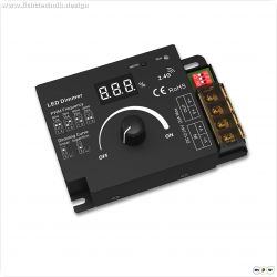 Sys-Pro Dreh/Funk Mesh Multi-PWM-Dimmer, 1 Kanal, 12-24V DC 10-20A, 36-48V DC 15A