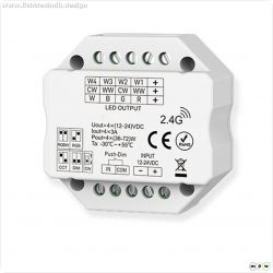 Sys-Pro Push/Funk Mesh PWM-Dimmer, 1-4 Kanal, 12-24V DC 4x3A