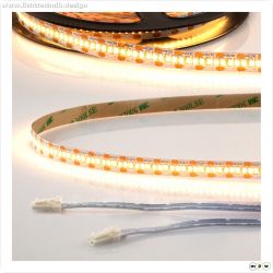 LED CRI930 MiniAMP Flexband, 12V DC, 12W, IP20, 3000K, 250cm, beids. 30cm Kabel + maleAMP, 300 LED/m