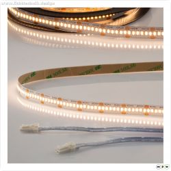 LED CRI930 MiniAMP Flexband, 24V DC, 6W, IP20, 3000K, 250cm, beids. 30cm Kabel + maleAMP, 300 LED/m