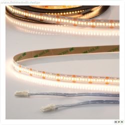 LED CRI930 MiniAMP Flexband, 24V DC, 12W, IP20, 3000K, 500cm, beids. 30cm Kabel + maleAMP, 300 LED/m
