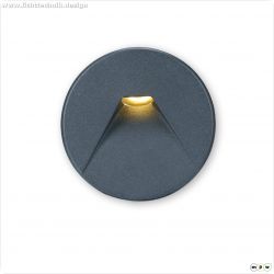 Cover Aluminium rund 2 schwarz f?r Sys-Wall68