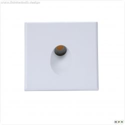 Cover Aluminium eckig 1 wei? f?r Sys-Wall68