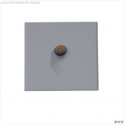 Cover Aluminium eckig 1 silbergrau f?r Sys-Wall68