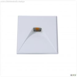 Cover Aluminium eckig 2 wei? f?r Sys-Wall68