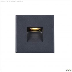 Cover Aluminium eckig 3 schwarz f?r Sys-Wall68