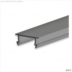 Abdeckung COVER44 schwarz/matt 200cm f?r Profil SURF10