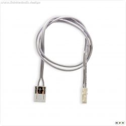 MiniAMP male-Stecker zu Kontakt-Kabelanschluss (max 3A) K2-210 f?r 2pol IP20 Stripes mit Breite 10mm