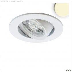 LED Einbauleuchte Slim68 MiniAMP wei?, rund, 8W, 24V DC, warmwei?, nicht dimmbar