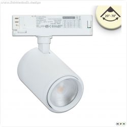3-Phasen Schienenstrahler fokussierbar, 42W, 20?-70?, wei? matt, 3500K, CRI92