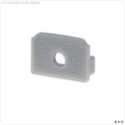 Endkappe E201 f?r LED Fliesen T-Profil, mit Kabeldurchf?hrung, 1STK