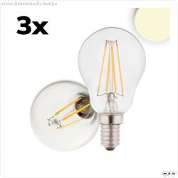 E14 LED Illu, 4W, klar, warmwei?, 3er Pack